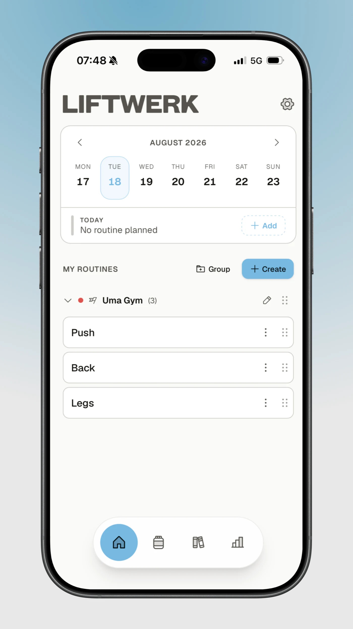 Interactive Liftwerk app preview